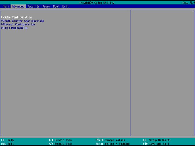 BIOS Advanced